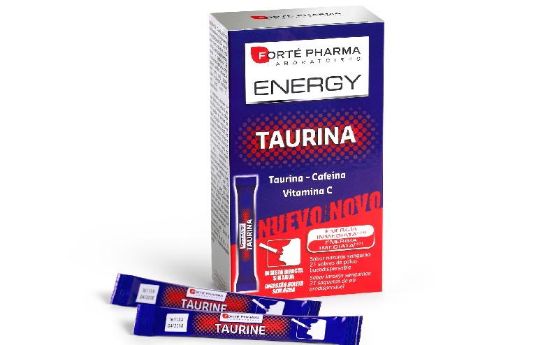 Date un impulso extra con Energy Taurina de FortePharma