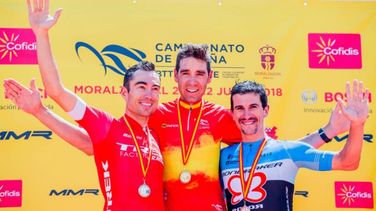 David Valero renueva como campeón de España de MTB