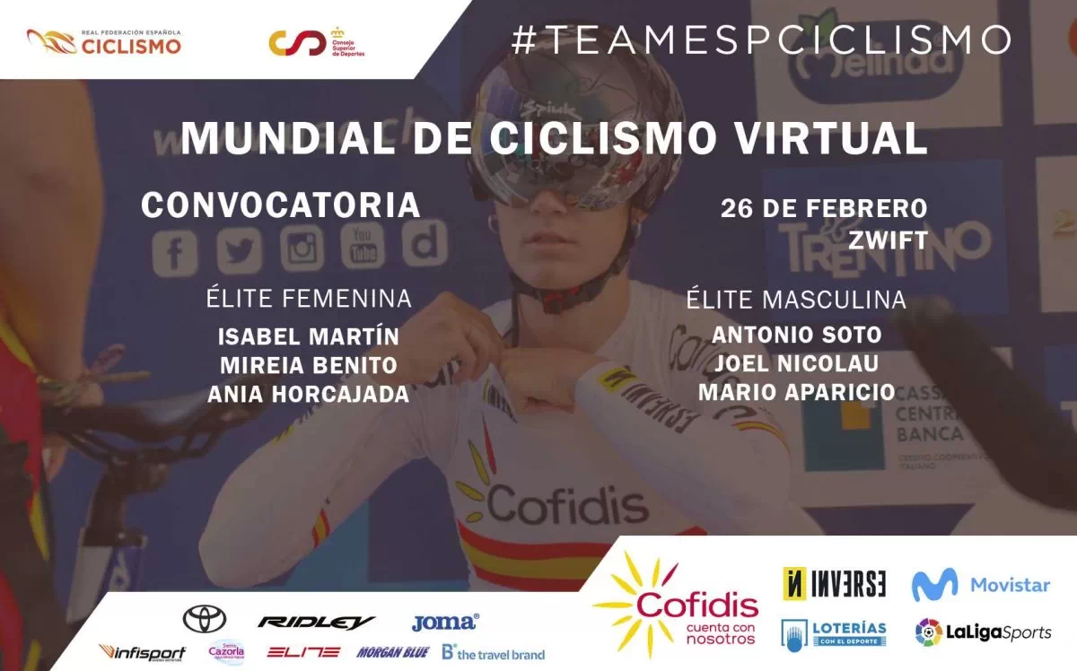 Decidida la Selección para el Mundial de Ciclismo Virtual 2022 que se desarrolla en un ciber Nueva York