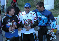 Mikel Bergara e Iván Fernández (BikeZona Transition) en lo más alto del Campeonato vasco de DH