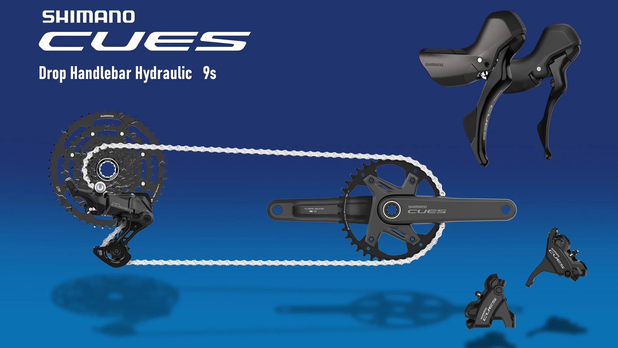 Descubre los nuevos componentes hidráulicos SHIMANO CUES U4030 de 9 velocidades