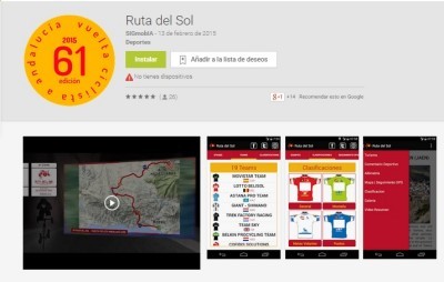 Descárgate la aplicación de la Ruta del Sol 2015