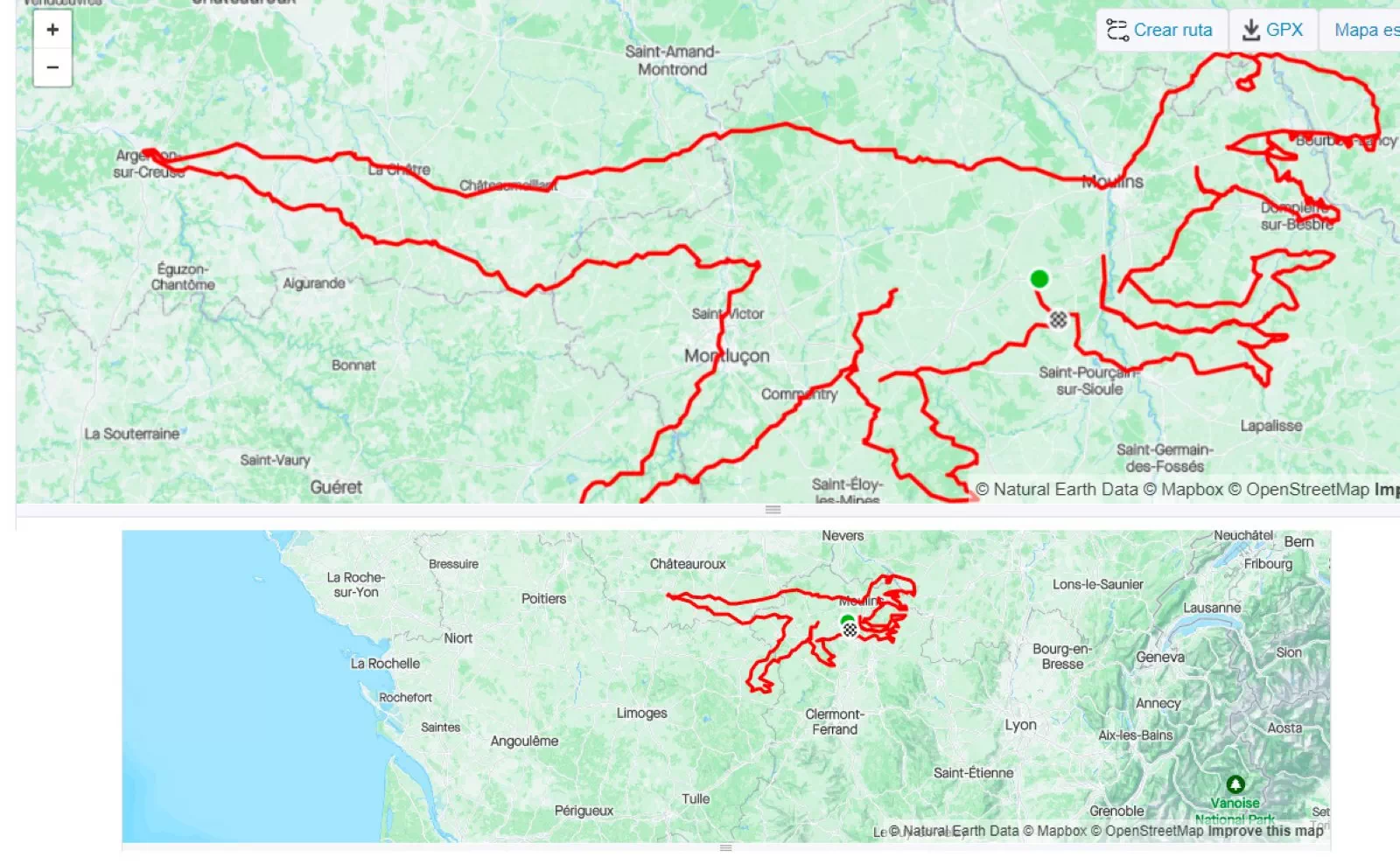 Dibujan un velociraptor sobre su bicicleta a lo largo de 1.025 km a través de Strava