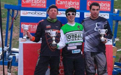 Diez Arriola (Bikezona Team ) campeón de Cantabria de DH