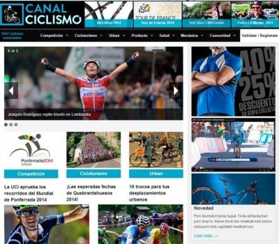 El 3 de Febrero nace canalciclismo.com