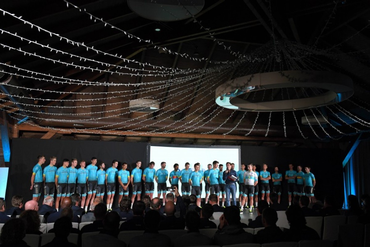 El Astana anuncia su plantilla para la temporada 2019