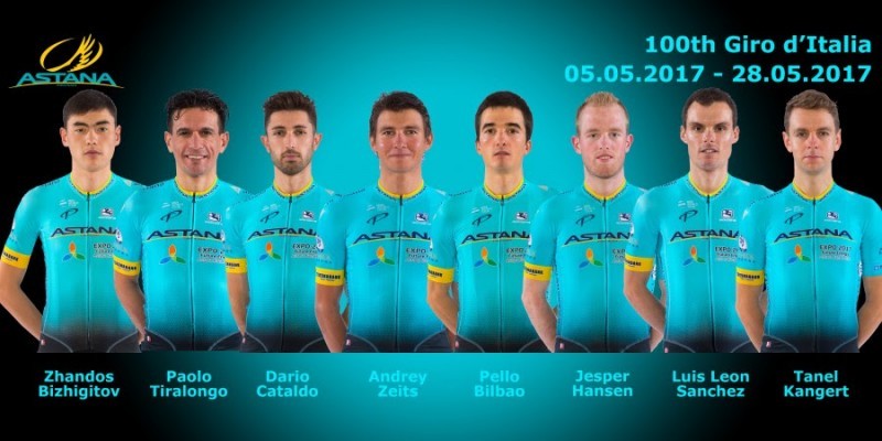 El Astana Team al Giro sin sustituto de Michele Scarponi