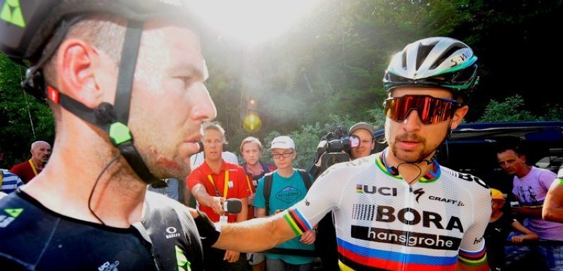 El Bora Hansgrohe protesta por la expulsión de su corredor Peter Sagan