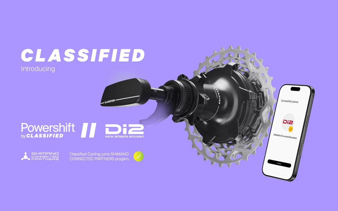 El buje Powershift Classified ahora ya puede integrarse con los grupos SHIMANO Di2