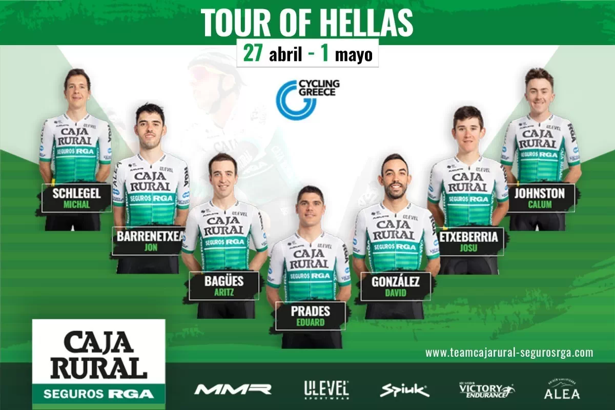 El Caja Rural-Seguros RGA se estrena en Grecia con la vuelta del Tour of Hellas