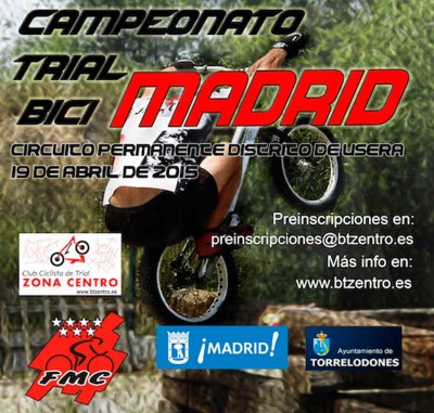 El Campeonato de Madrid de Trial arrancará en Usera