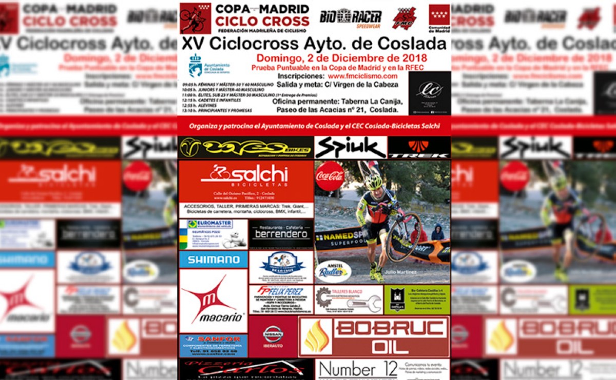 El ciclocross de Coslada alcanza los 15 años y prepara un gran circuito