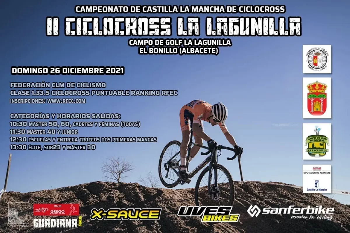 El ciclocross de La Lagunilla en El Bonillo decidirá a los campeones de Castilla-La Mancha