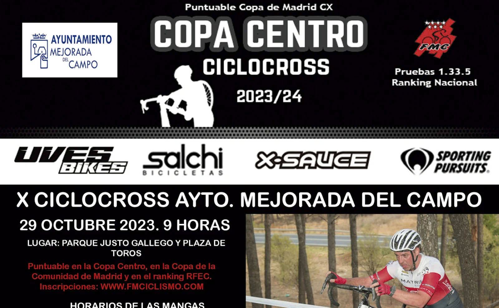 El ciclocross de Mejorada del Campo celebrará su décimo aniversario este próximo domingo