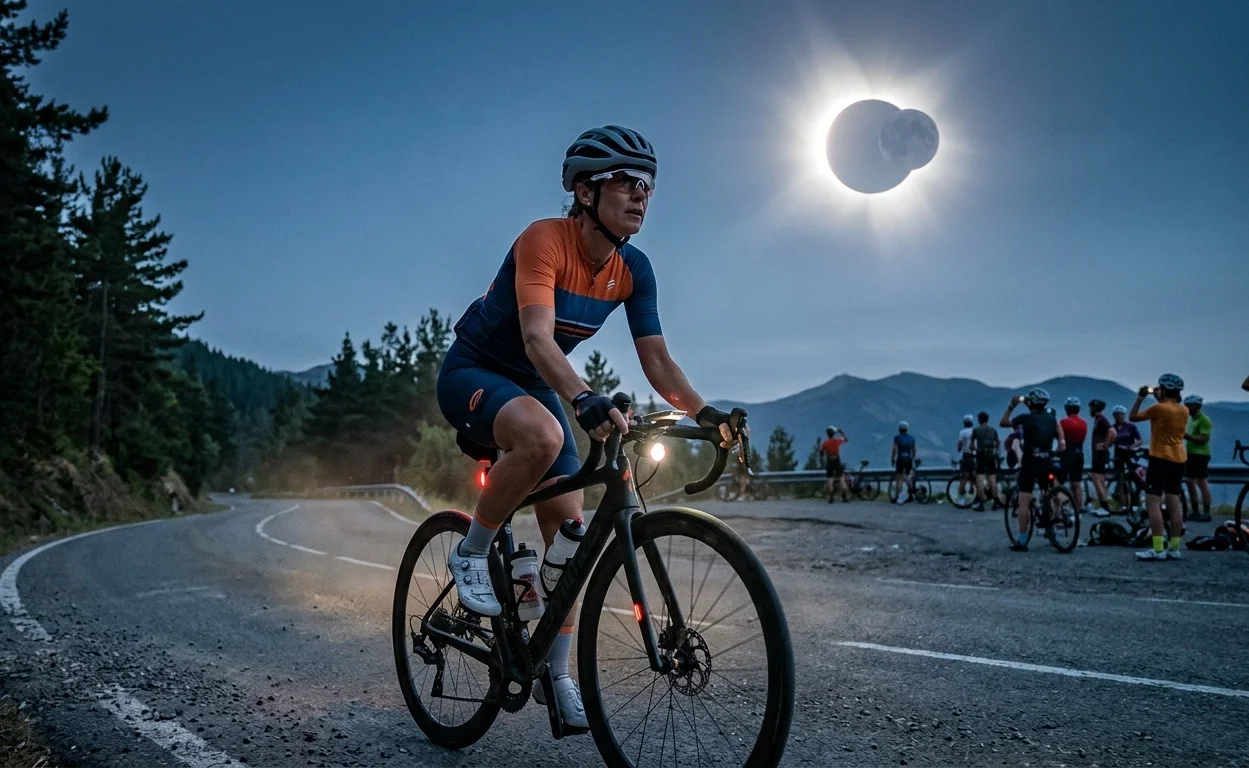 El eclipse solar y cómo afecta a tu entrenamiento en bici: Consejos clave