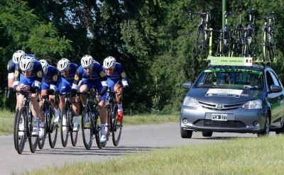 El Etixx-Quick Step se lleva la crono por equipos en San Luis