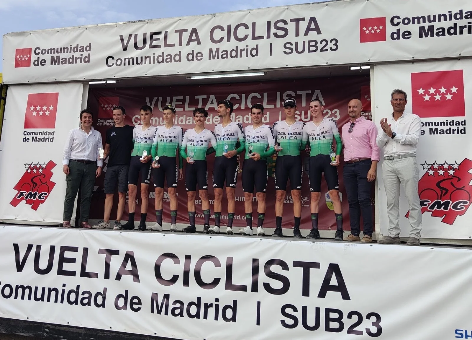 El Filial Caja Rural-Alea se lleva la crono por equipos de la Vuelta a Madrid sub23