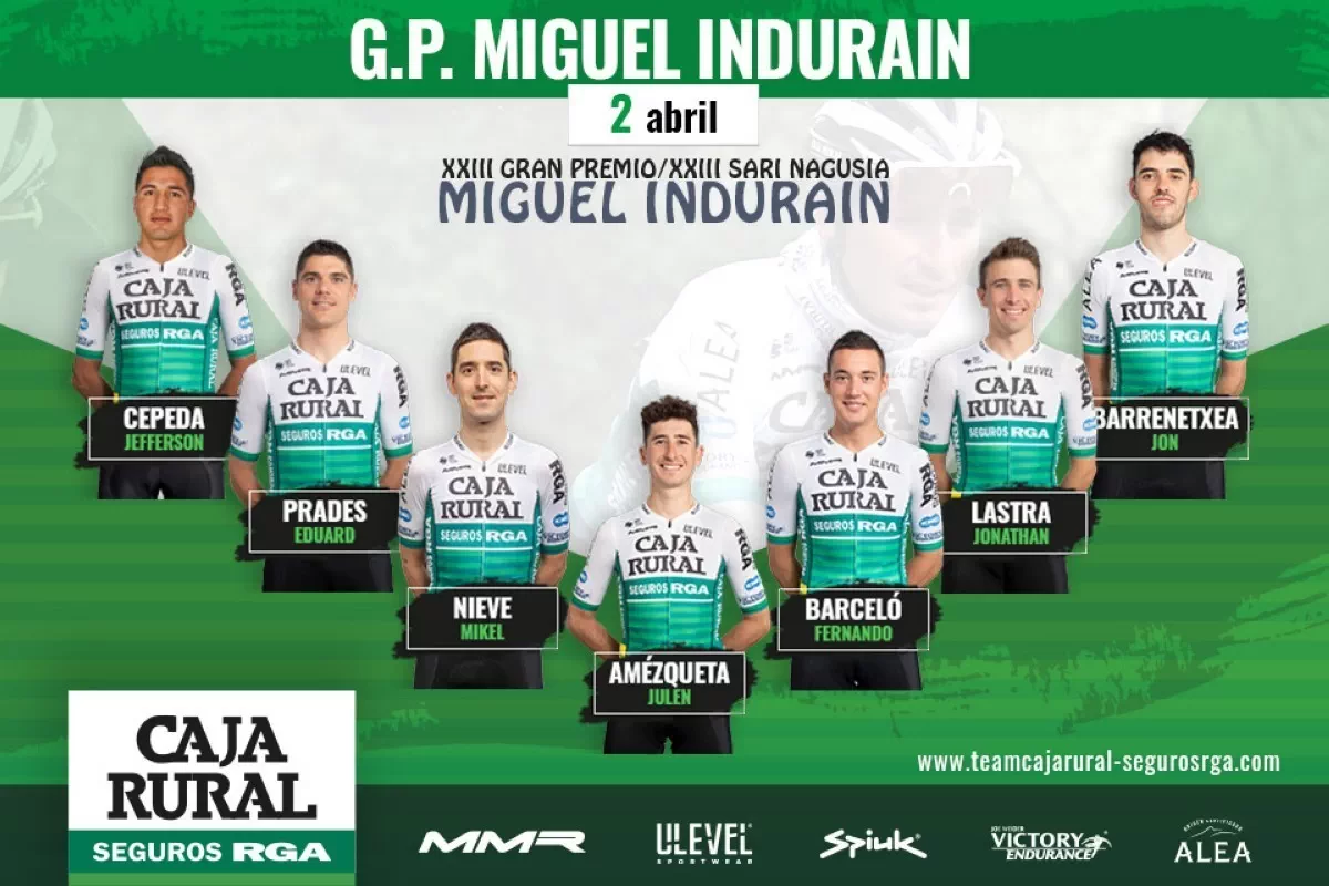 El Gran Premio Miguel Indurain abre una gran semana de ciclismo para el Caja Rural-Seguros RGA