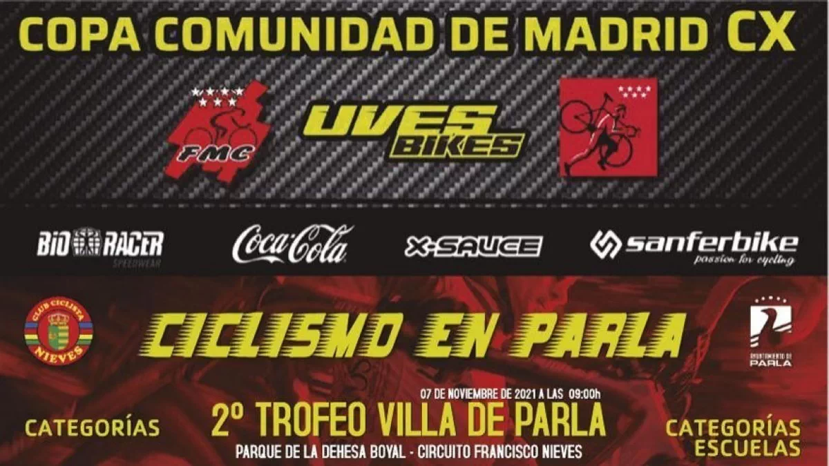 El II Ciclocross Villa de Parla próxima cita de la Copa Comunidad de Madrid de ciclocross