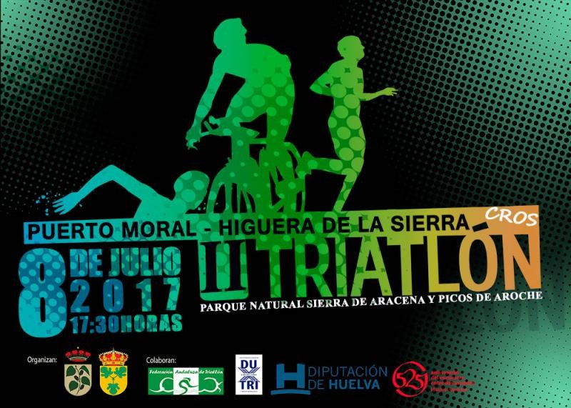 El II Triatlón Cros Puerto Moral–Higuera de la Sierra