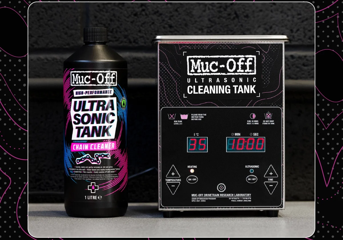 El kit Muc-Off Ultimate Chain Cleaning Bundle para limpiar tu transmisión al nivel de los profesionales