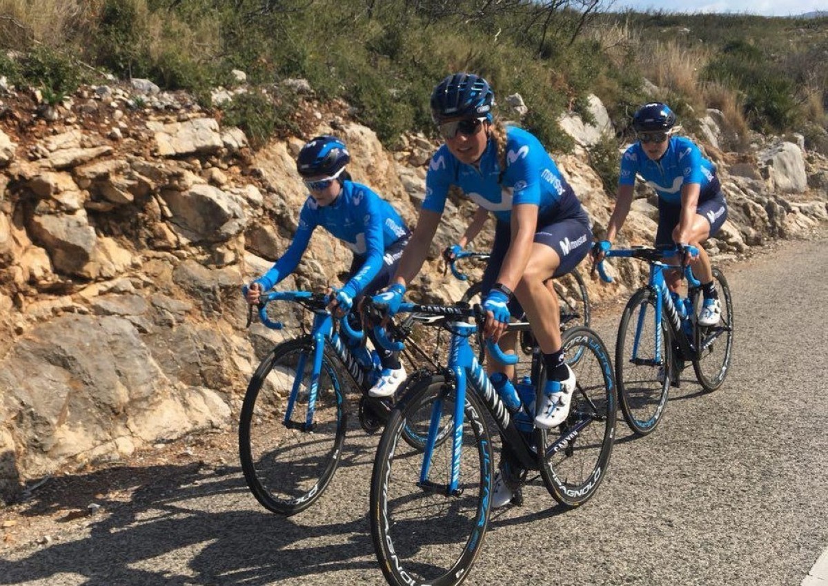 El Movistar Team femenino debuta en la Setmana Valenciana