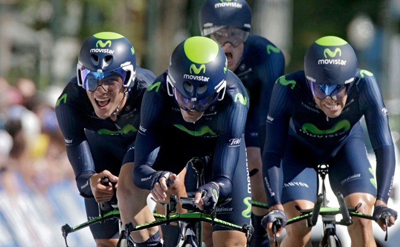 El Movistar Team rumbo a Doha