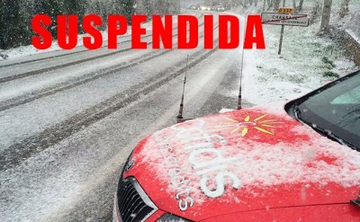 El tiempo invernal se carga la tercera etapa de la París Niza