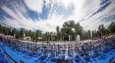 El Triatlón Villa de Madrid en Junio