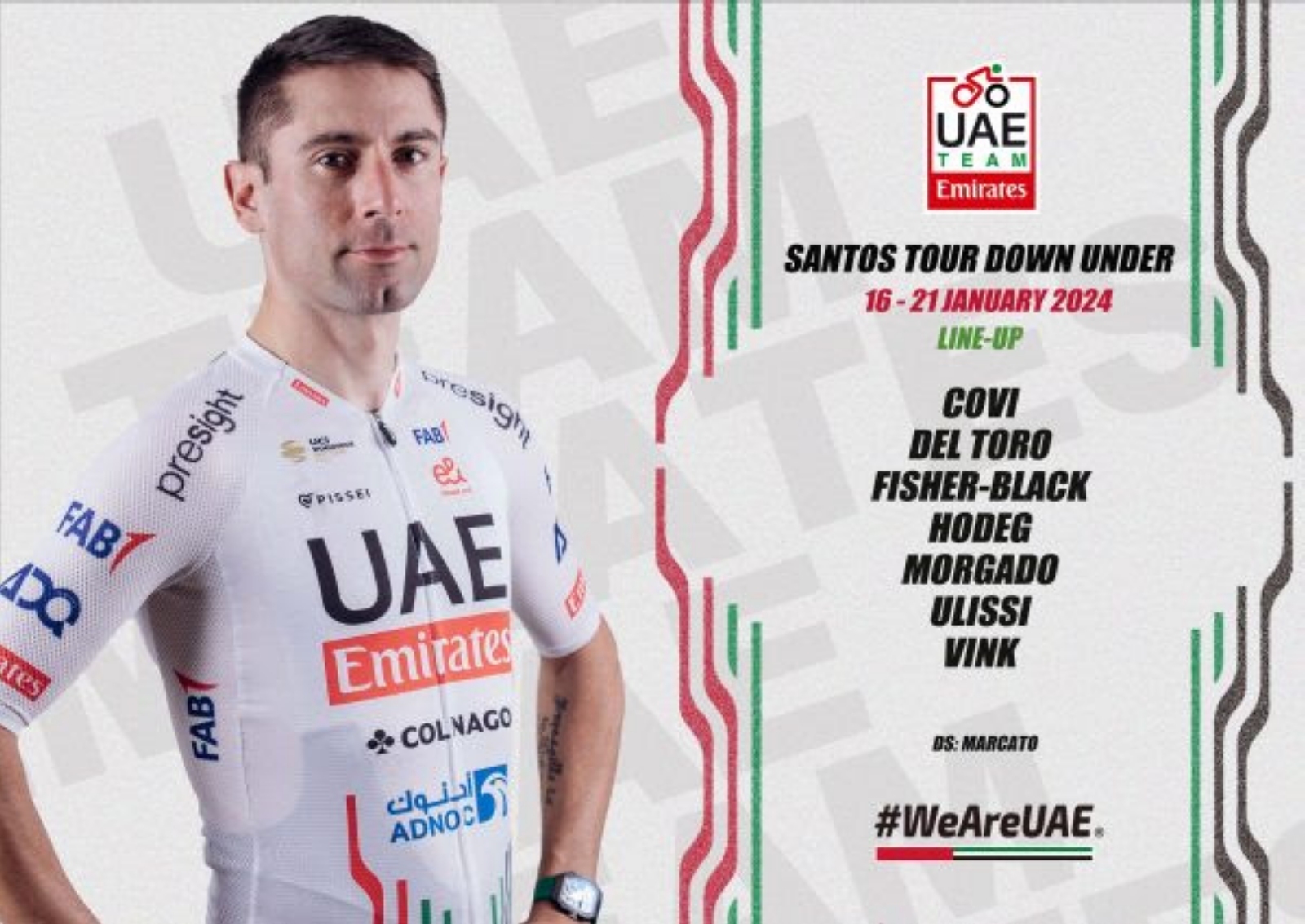 El UAE Team Emirates Iniciar La Temporada Con El Tour Down Under 2024   El Uae Team Emirates Iniciara198 