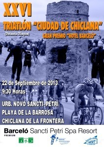 El XXVI Triatlón Ciudad de Chiclana con distancia olímpica