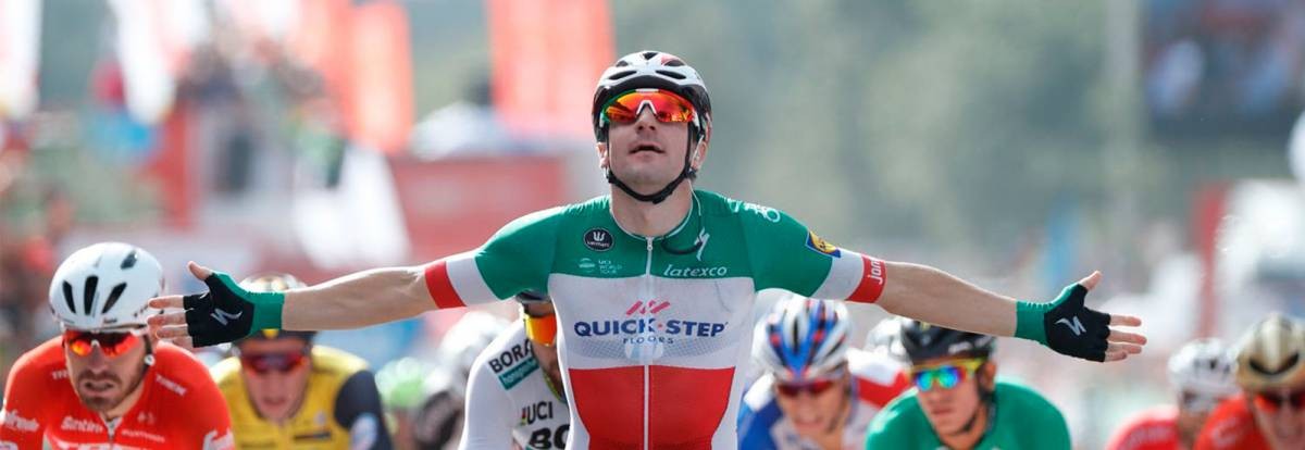 Elia Viviani se consolida como el mejor velocista de La Vuelta