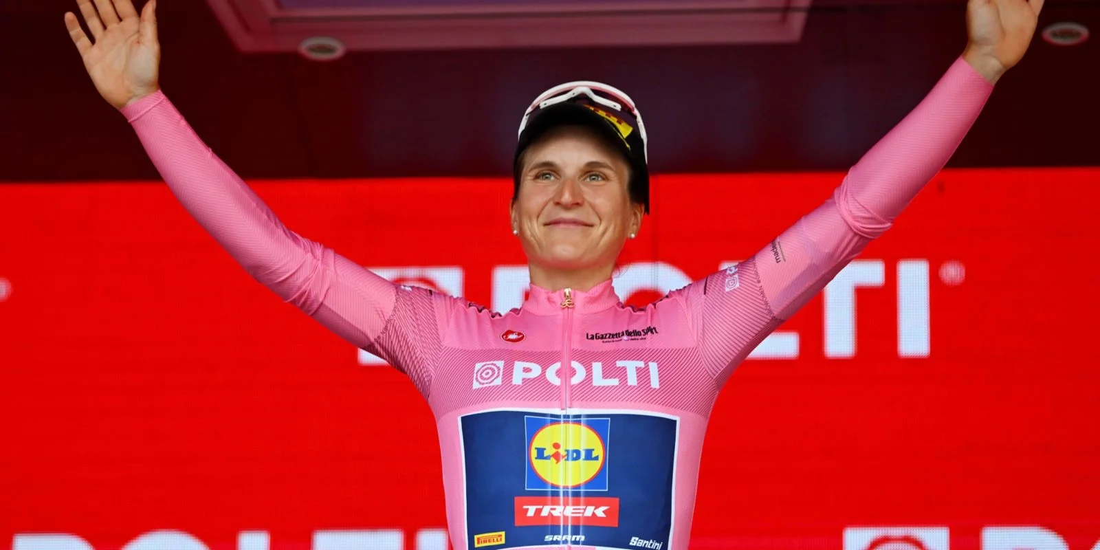 Elisa Longo primera líder del Giro de Italia Women 2024 tras ganar la crono inicial