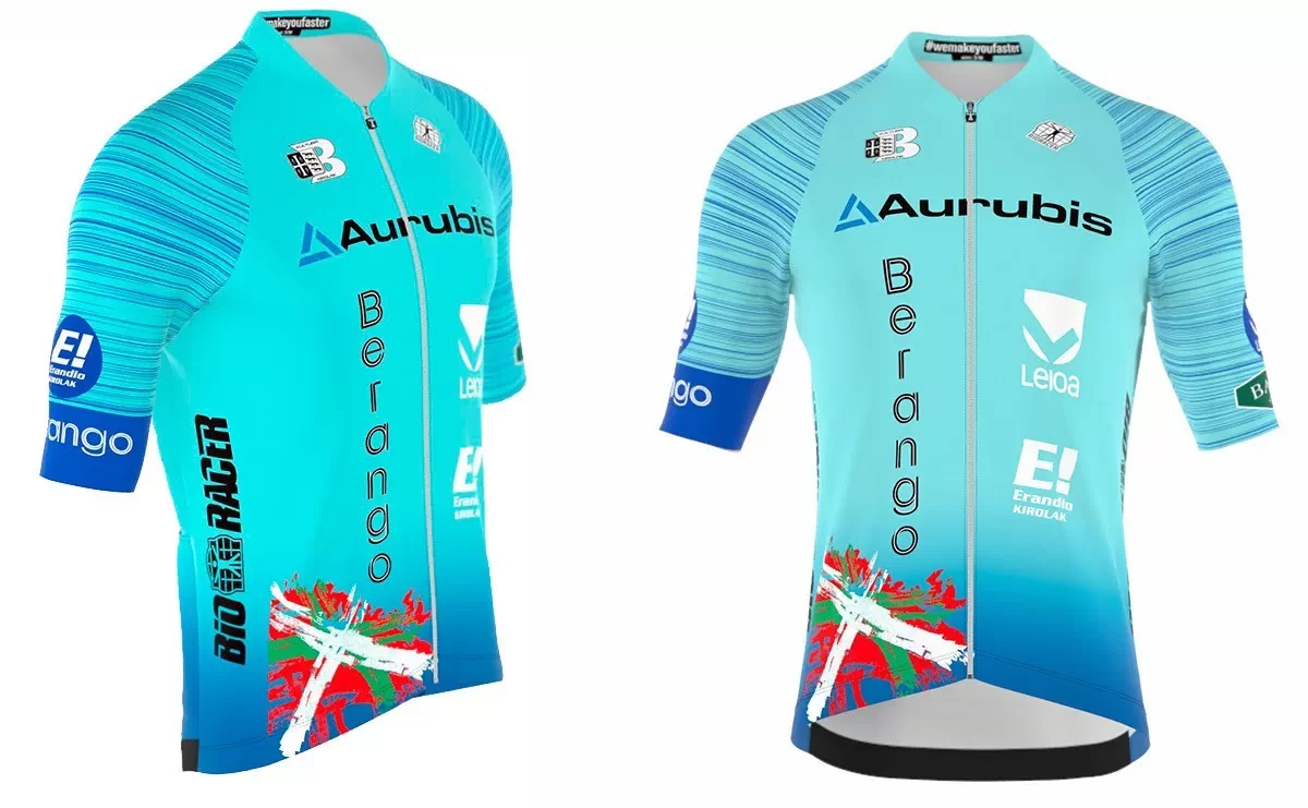 Elkar Kirolak presenta la equipación del Bioracer – Aurubis y su Escuela de ciclismo