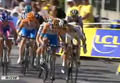 Tour de Francia: Video llegada al sprint