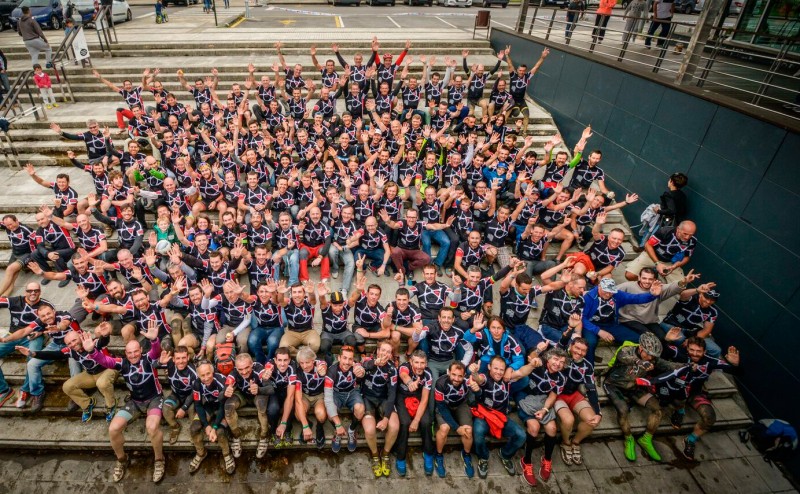 Emoción en la llegada a Hondarribia de la Transpyr