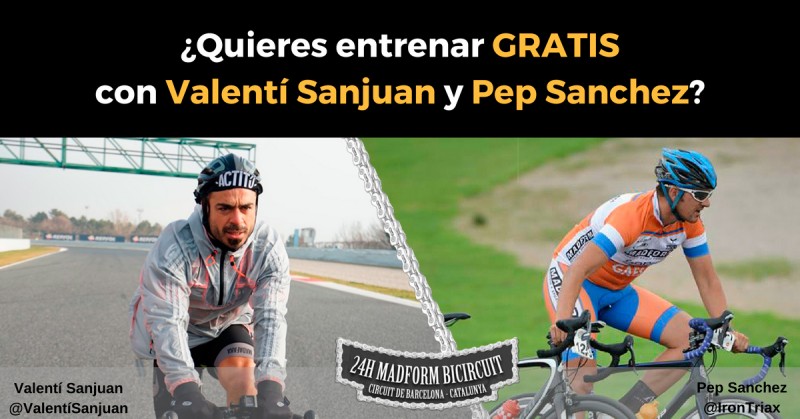 Entrena GRATIS para las 24h MADFORM con Valentí San Juan y Pep Sánchez