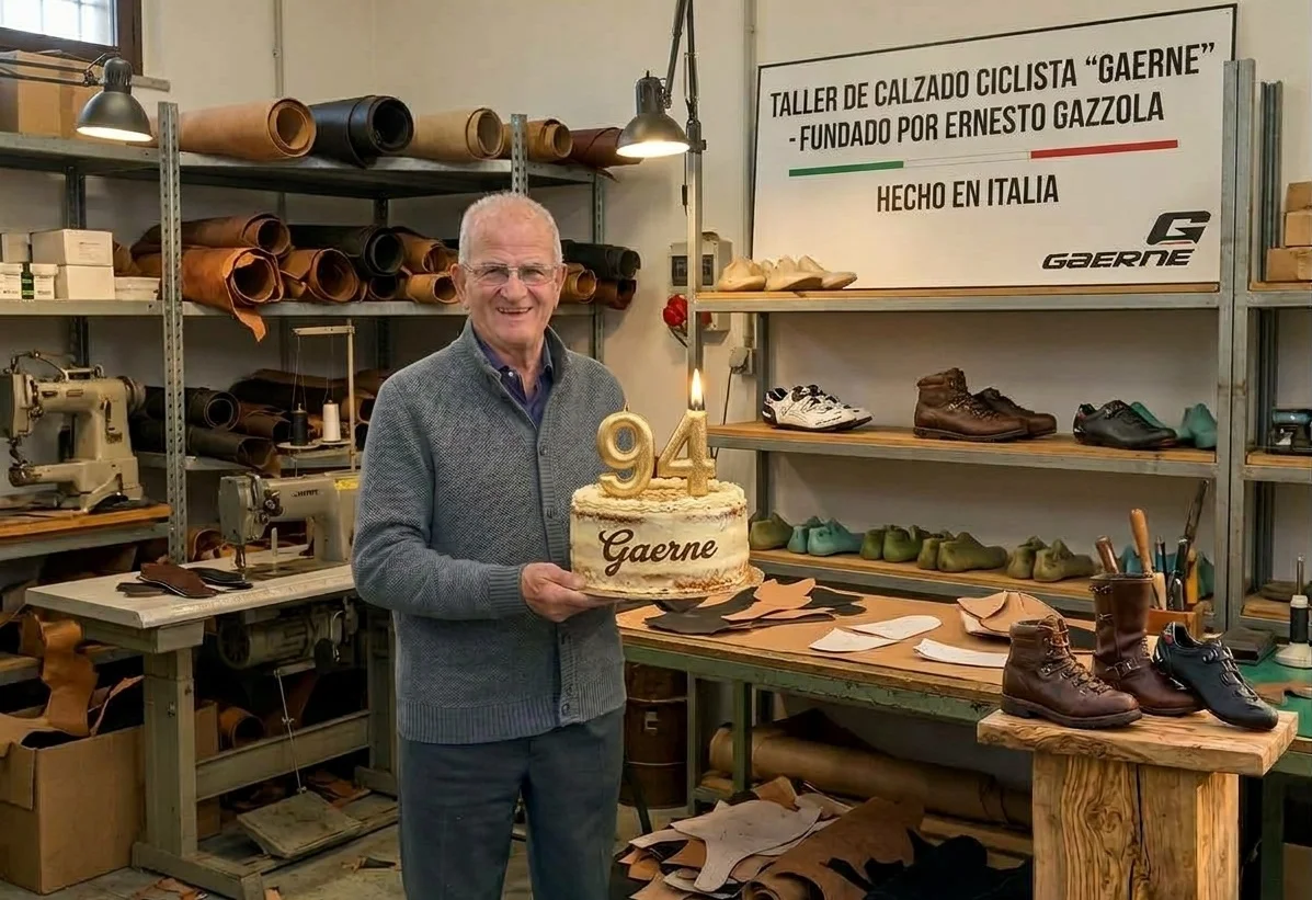 Ernesto Gazzola cumple 94 años liderando el imperio del calzado ciclista Gaerne