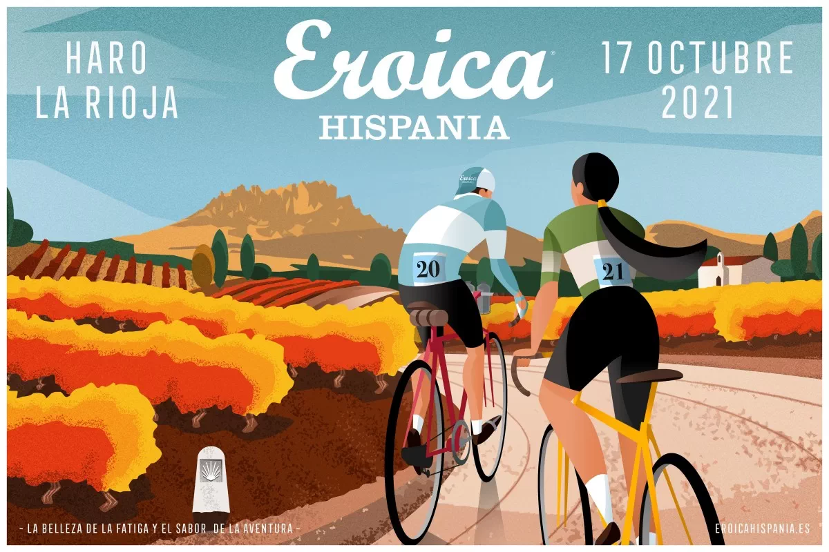 Eroica Hispania 2021, Haro Capital del Rioja, tiene nuevo poster oficial