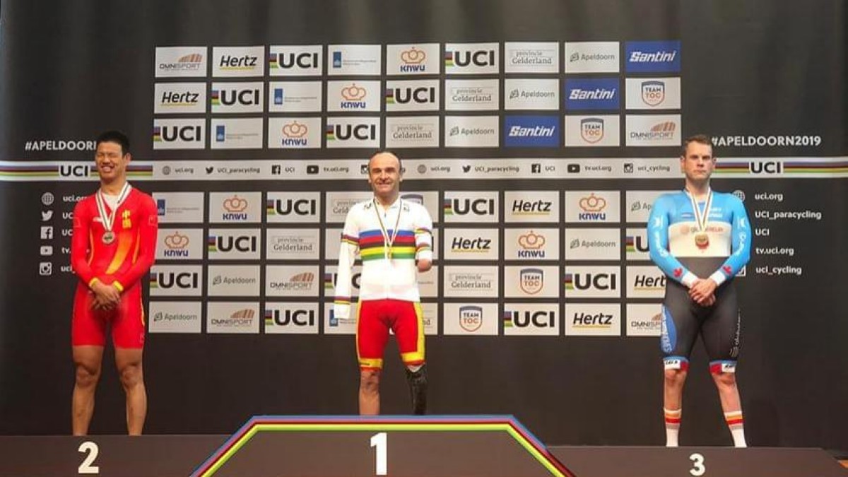 España se estrena con récord del mundo  en el Mundial de Pista de Ciclismo Adaptado