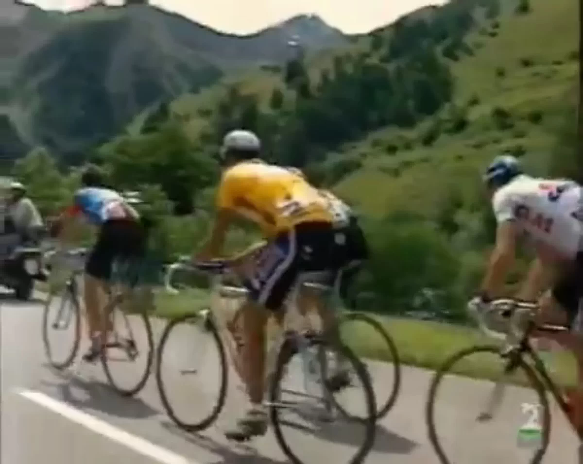 Etapón del Tour de 1993 con Miguel Indurain y Tony Rominger