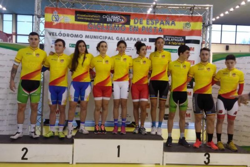 Euskadi domina en el inicio de la Copa de España de pista