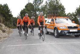 El Euskaltel sigue escalando en Calpe