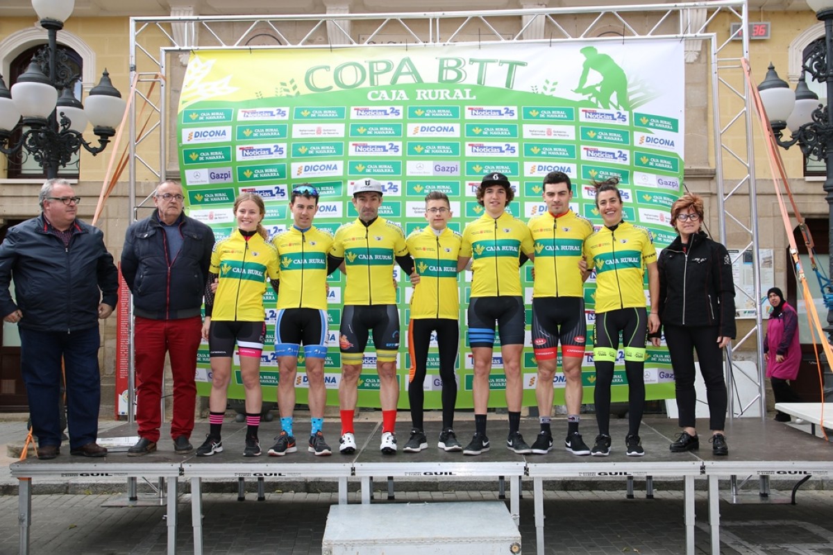 Falces acogió la segunda puntuable de la Copa Caja Rural BTT 2019