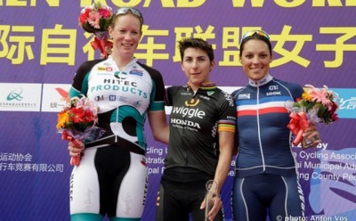 Fanny Riberot sube al podio en la isla de Chongming