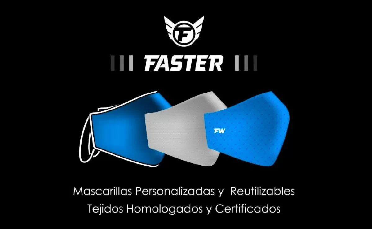 Faster lanza su gama de mascarillas personalizadas