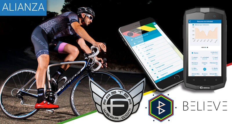 Faster Wear y Believe App se unen para promover el deporte y la vida saludable