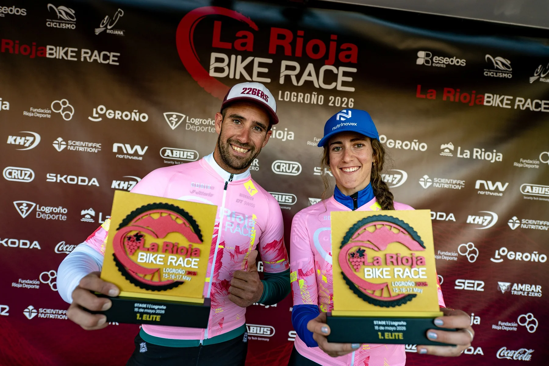 Felipe Orts y Catalina Vidaurre revientan el crono en la primera etapa de La Rioja Bike Race 2026