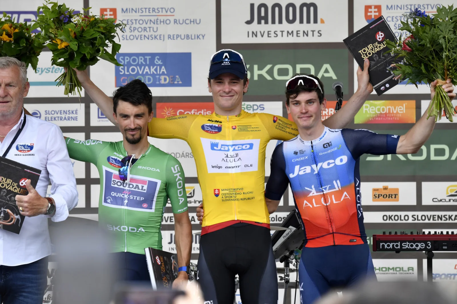 Felix Engelhardt y Mauro Schmid culminan una semana de ensueño en el Tour de Eslovaquia para el Team Jayco AlUla