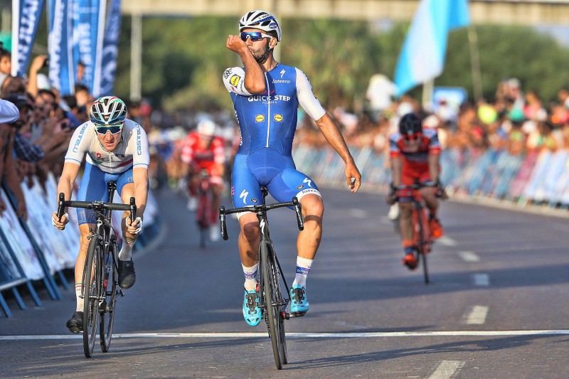 Fernando Gaviria primer líder de la Vuelta a San Juan